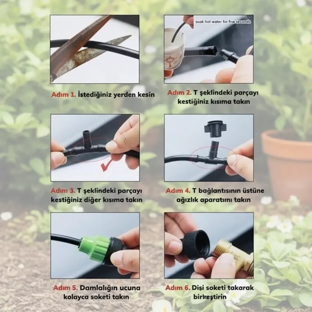 10 Metre Kendin Yap Açık Alan Serinletme Sistemi - Nozzle Başlıklı Bahçe ve Teras Nemlendirme Seti 10 Metre Kendin Yap Açık Alan Serinletme Sistemi - Nozzle Başlıklı Bahçe ve Teras Nemlendirme Seti