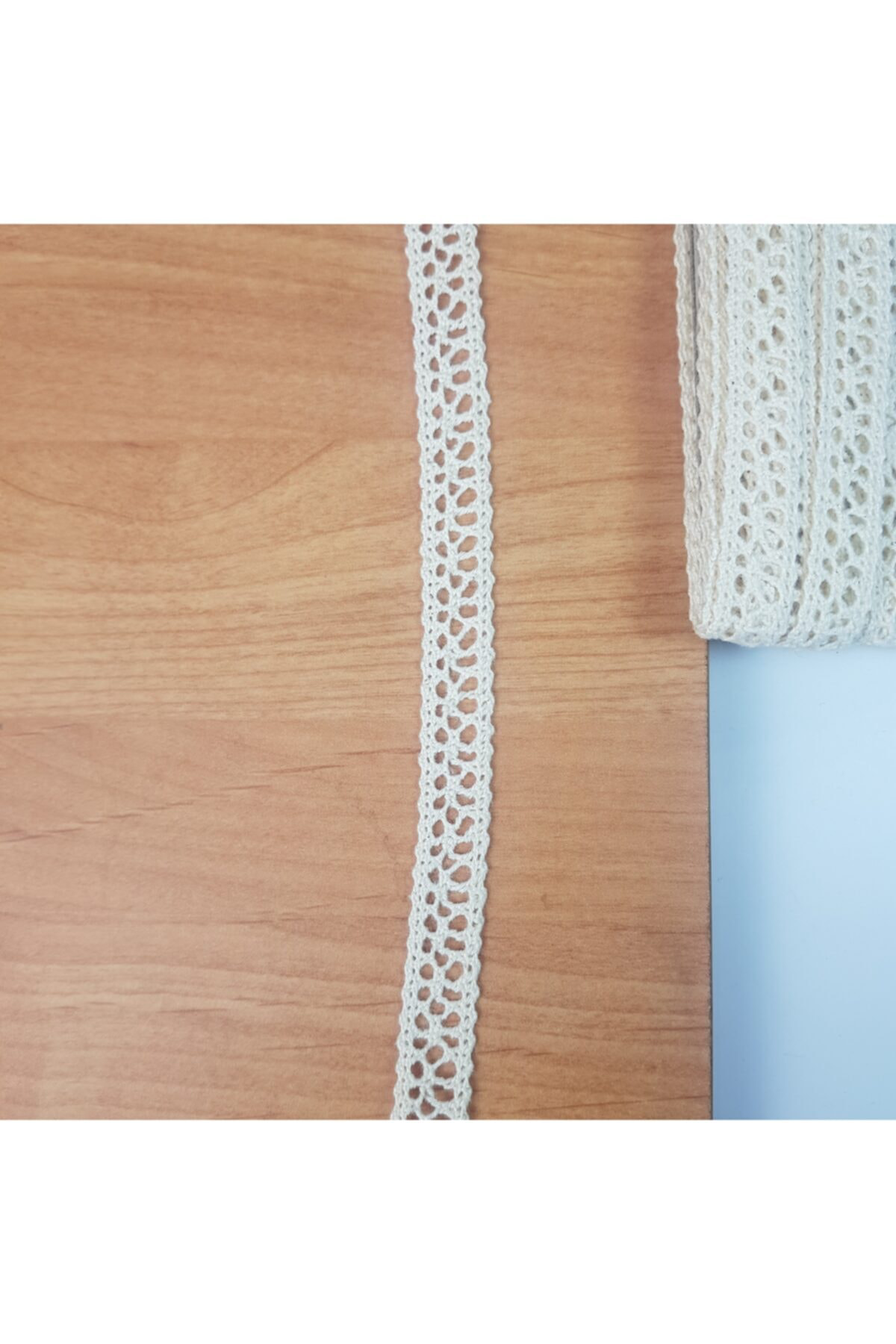 Tuhafiyecimiz 10 Metre Krem Ara Pamuk Dantel 15Mm(1053)