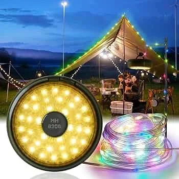 10 Metre LED Kamp Lambası - 8 Işık Modlu Şarj Göstergeli Hareketli Flaşör Modlu Çadır Işığı Fiyatı, Yorumları ve Özellikleri