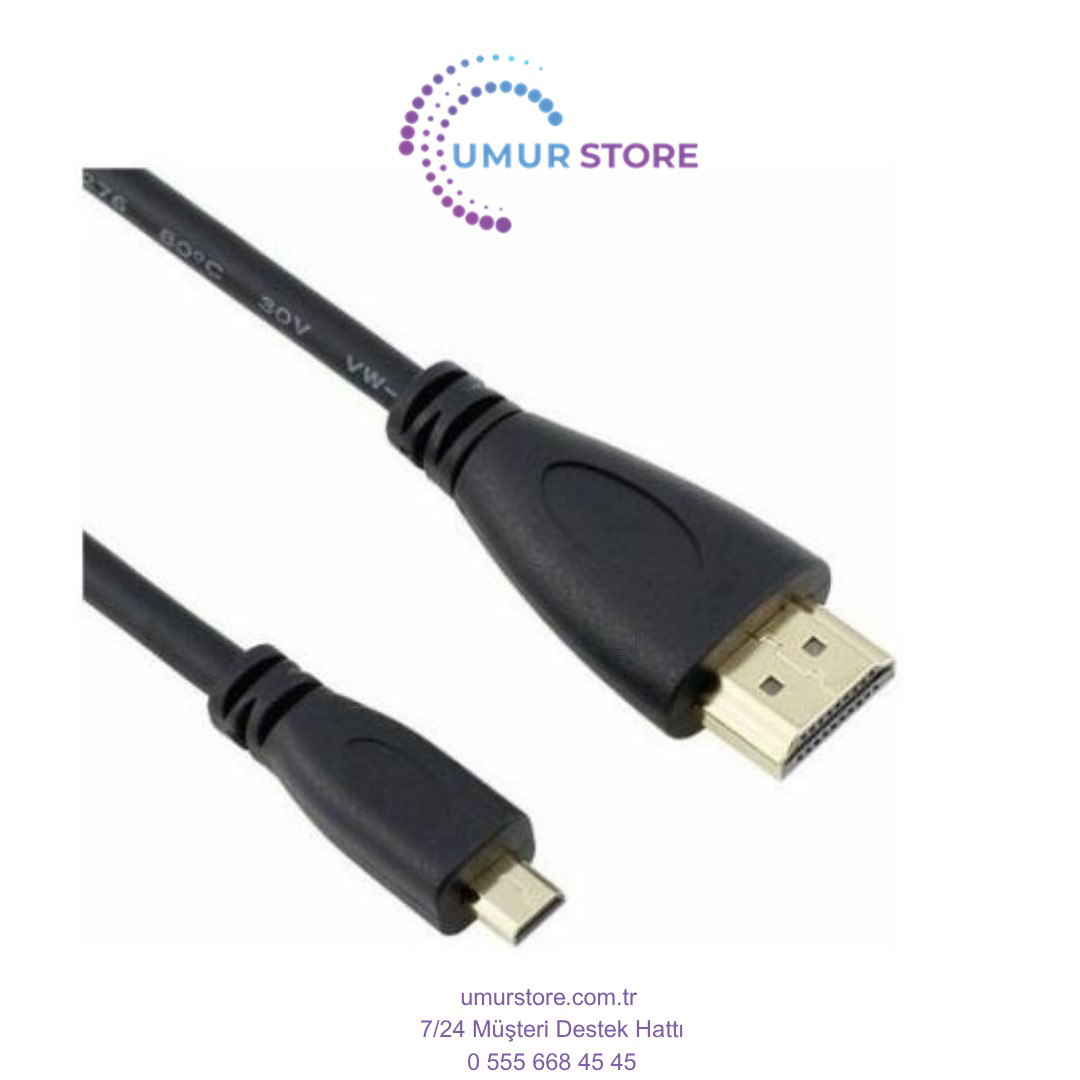 10 Metre Micro HDMI Kablo 10M Mikro HDMI Micro Hdmi To Hdmi Telef