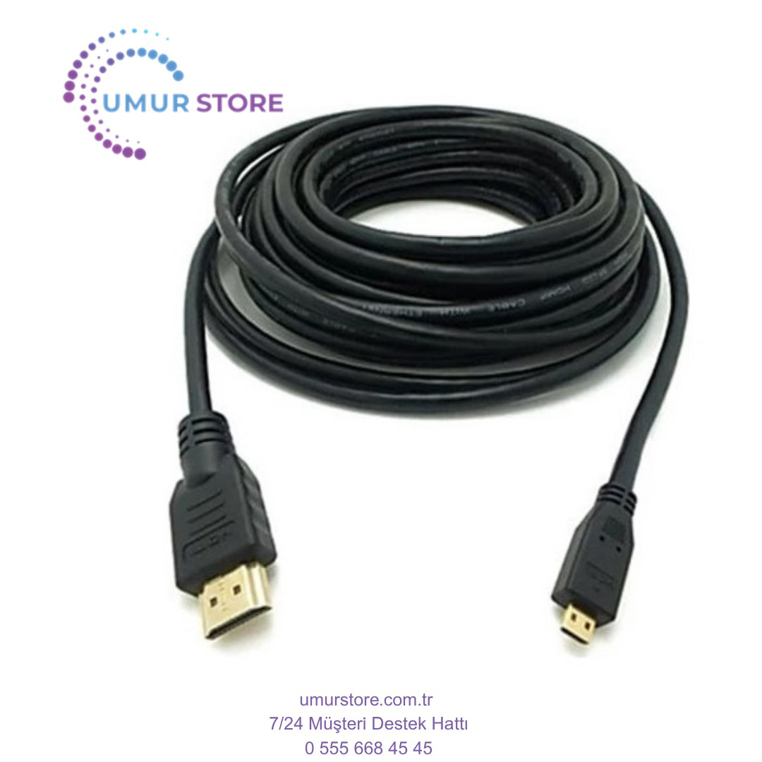 10 Metre Mikro Hdmi Kablo Micro Hdmi To Hdmi Kablo 10M 10 Metre Mikro Hdmi Kablo Micro Hdmi To Hdmi Kablo 10M