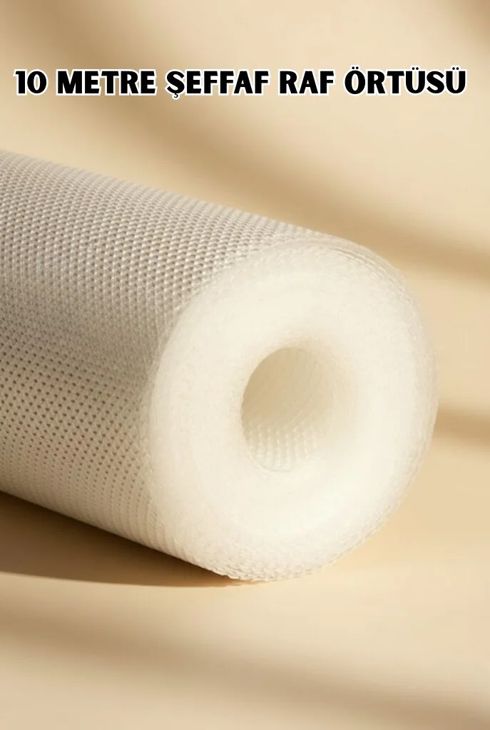 10 Metre Plastik Silikonlu Çekmece Düzenleyici - Kaymaz ve Şeffaf Çözüm