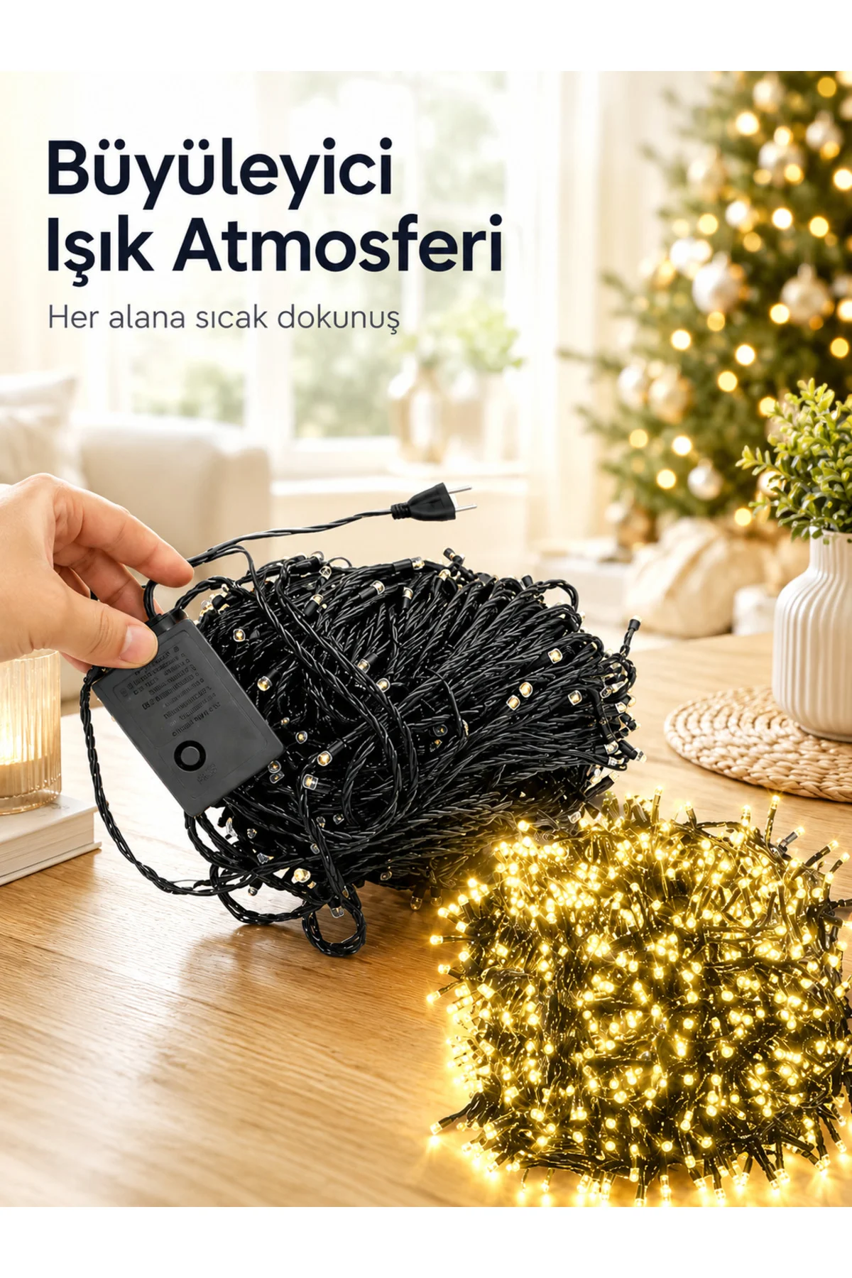 10 Metre Şerit Led Gün Işığı Led Işık Süsleme Parti Malzemesi Konsept