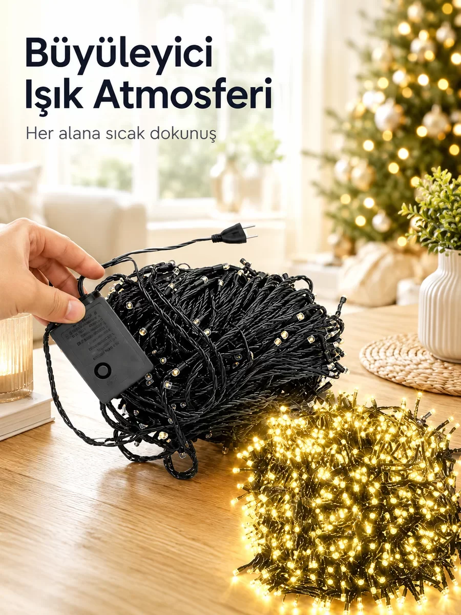 10 Metre Şerit Led Gün Işığı Işık Süsleme Parti Malzemesi Konsept