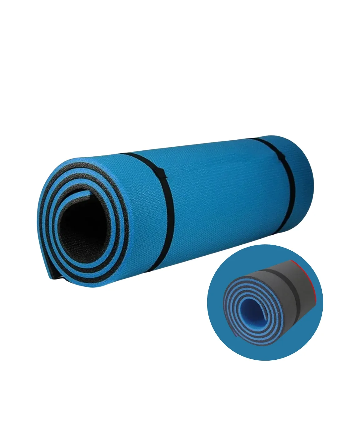 10 mm Egzersiz Matı Yoga Pilates Aerobik İçin Kaymaz Doku Esnek Dayanıklı Tasarım