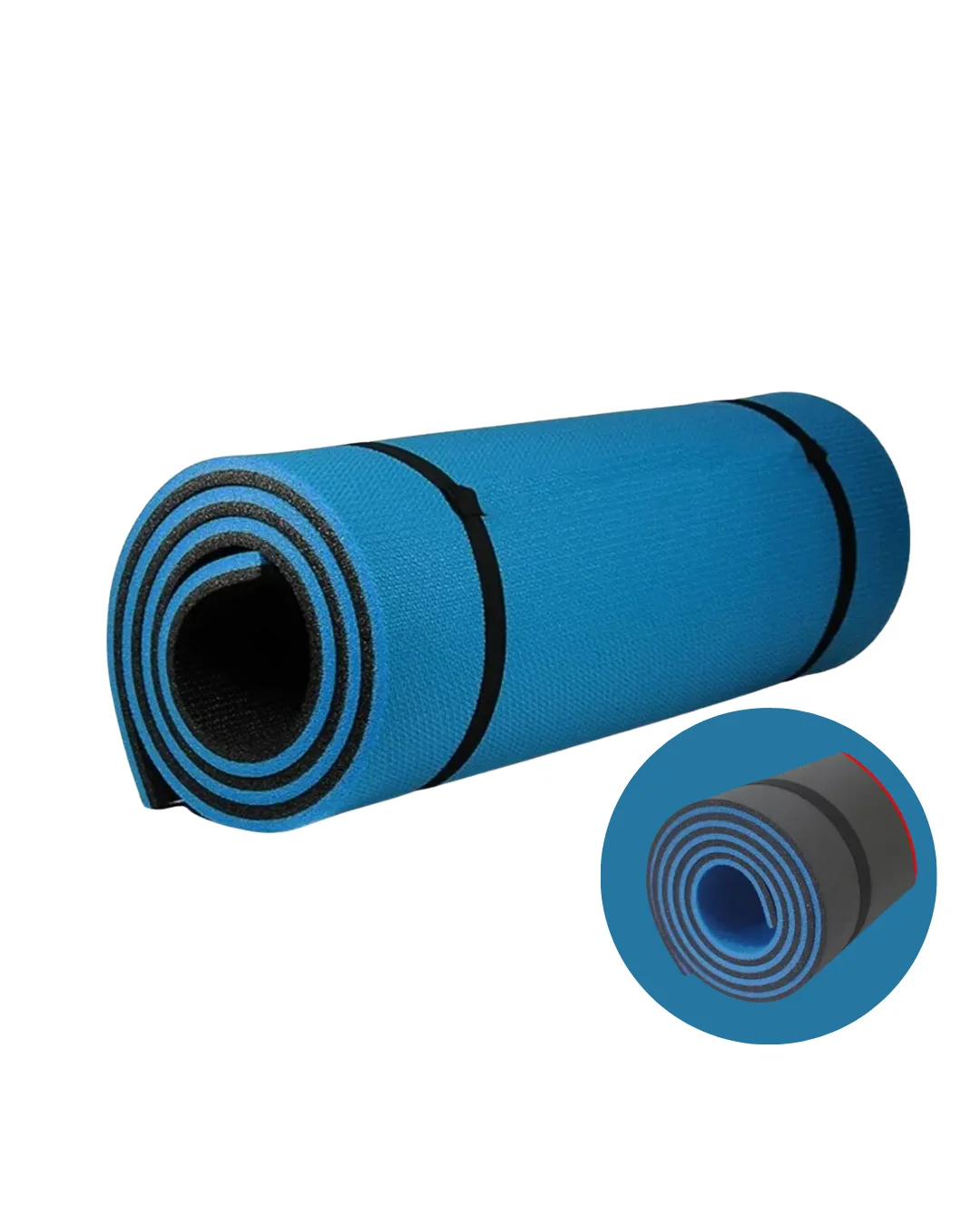 10 mm Fitness Minderi Tırtıklı Kaymaz Yüzey Esnek Darbe Emici Eva Yapı