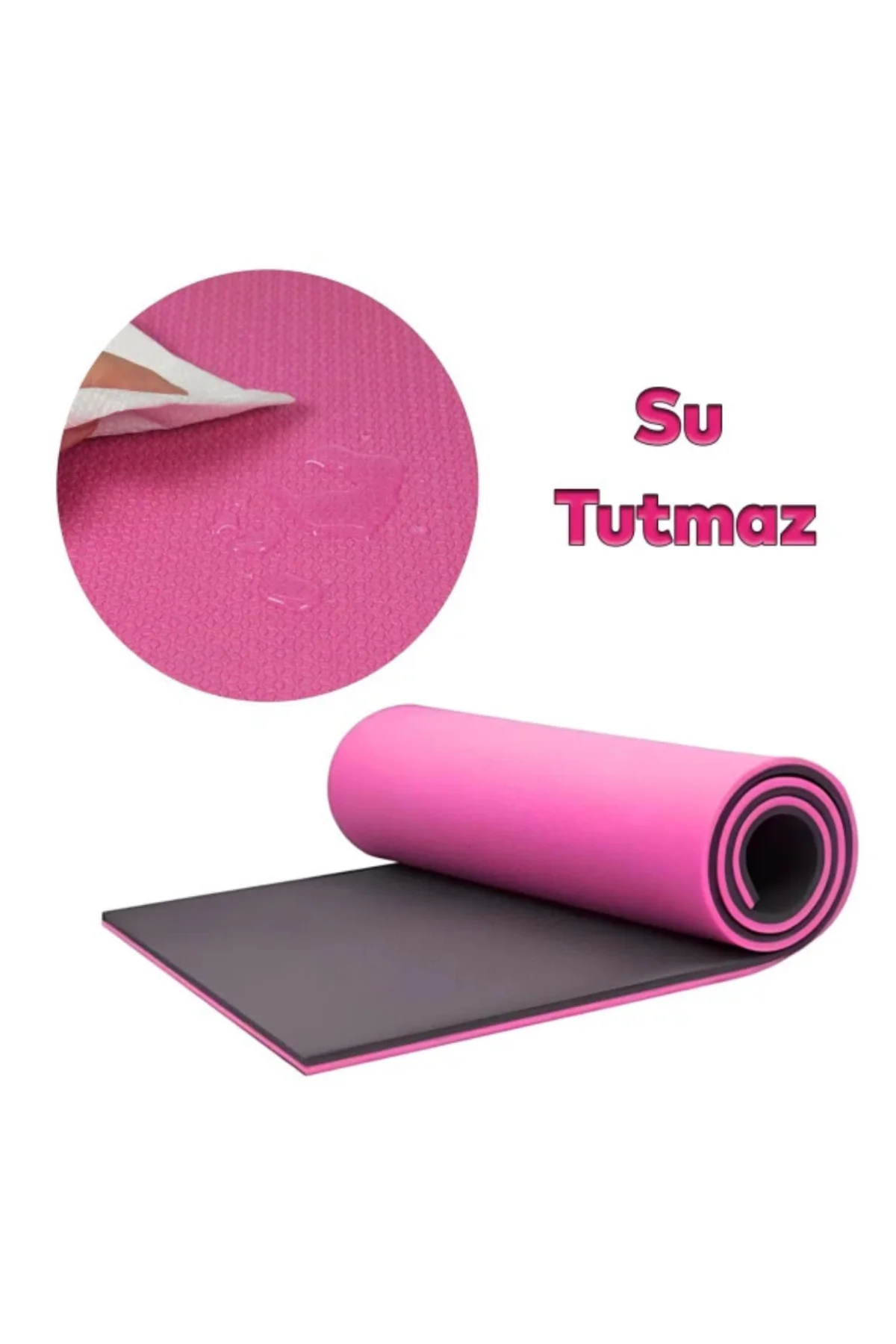 10 mm Pilates ve Egzersiz Matı Kaydırmaz Taban Konforlu Spor Minderi Hafif Taşınabilir