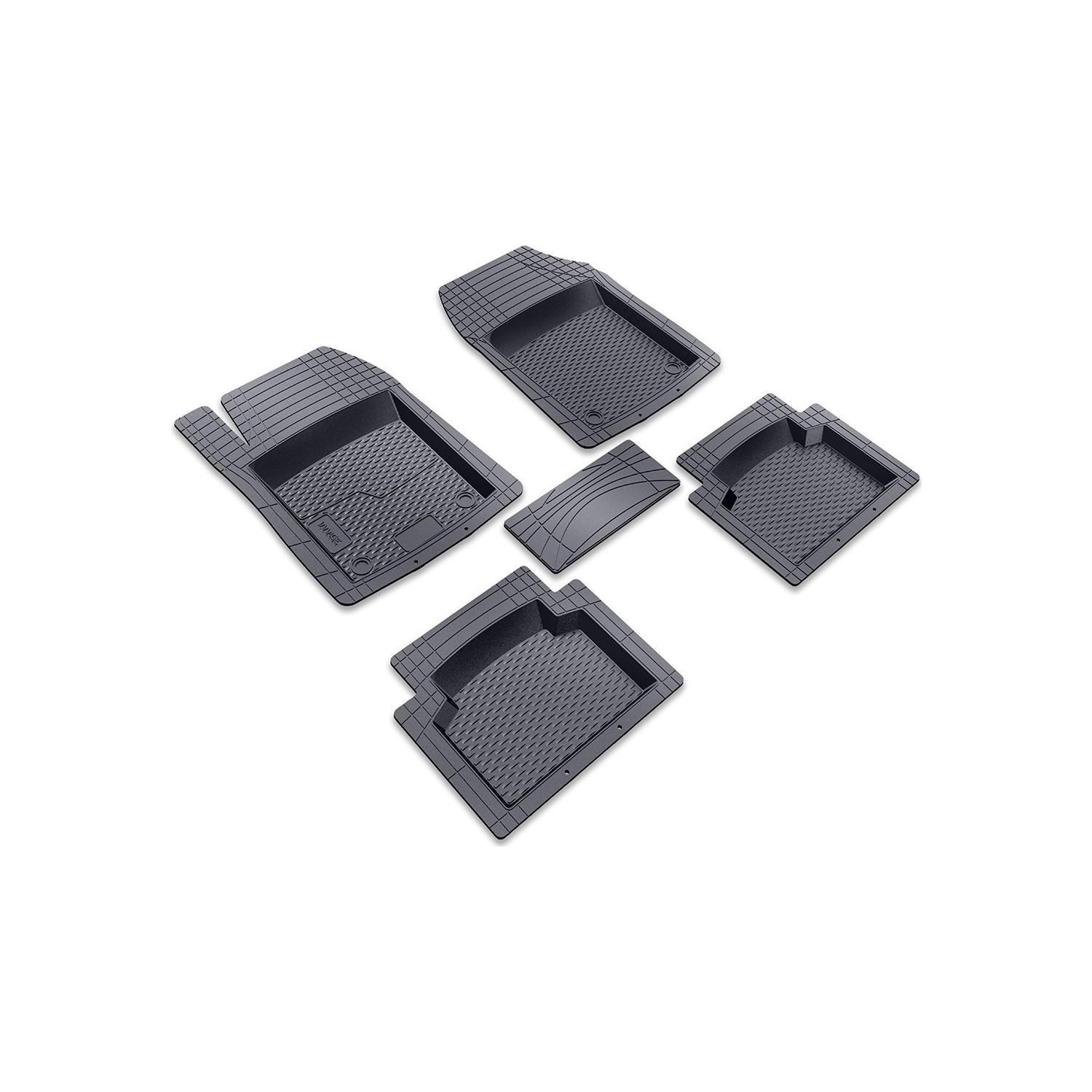 10 MM Seat Ateca 4x4 2018 ile uyumlu 5D Havuzlu Üniversal Paspas 