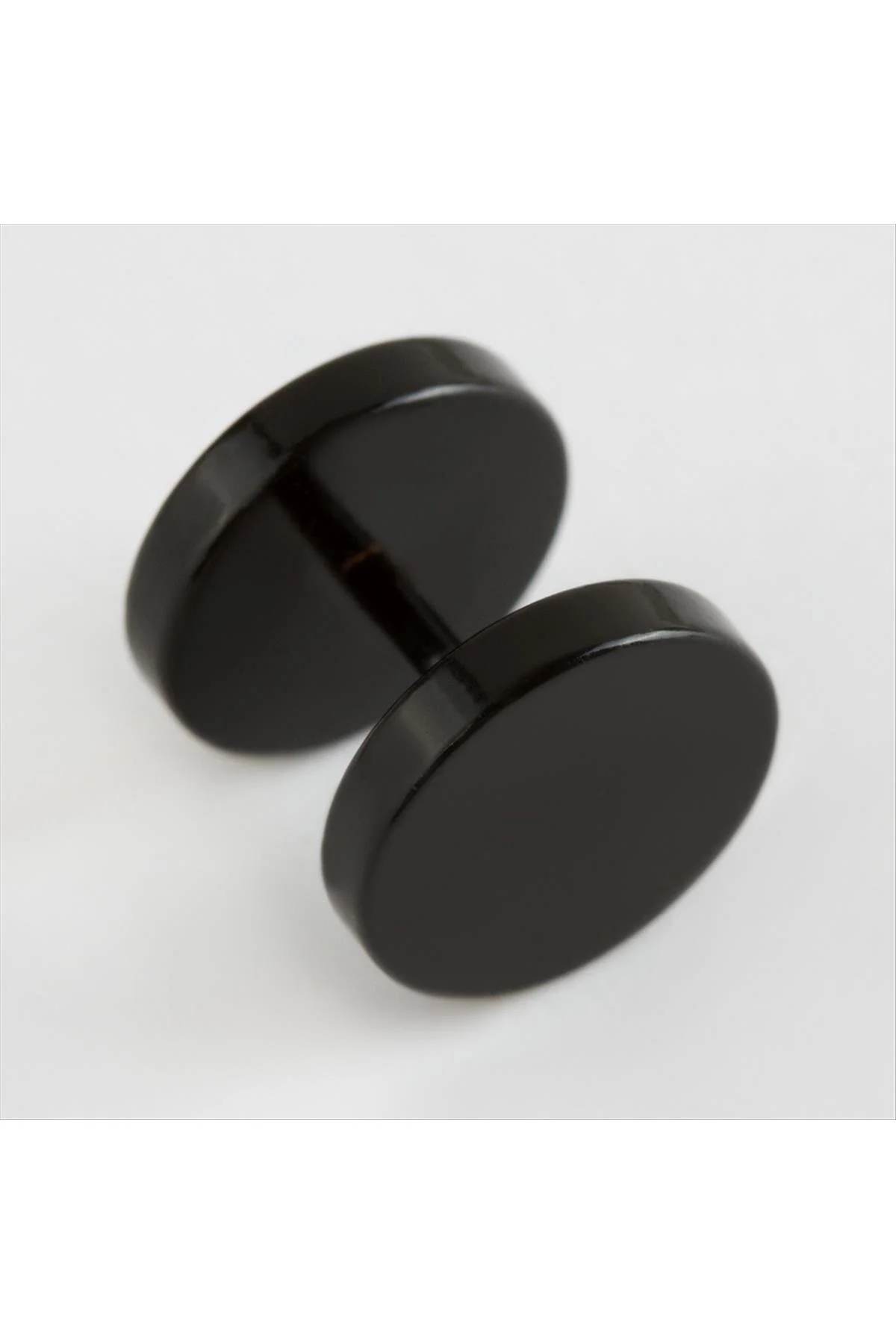 10 mm Silindir Piercing () 1 Adet-Siyah