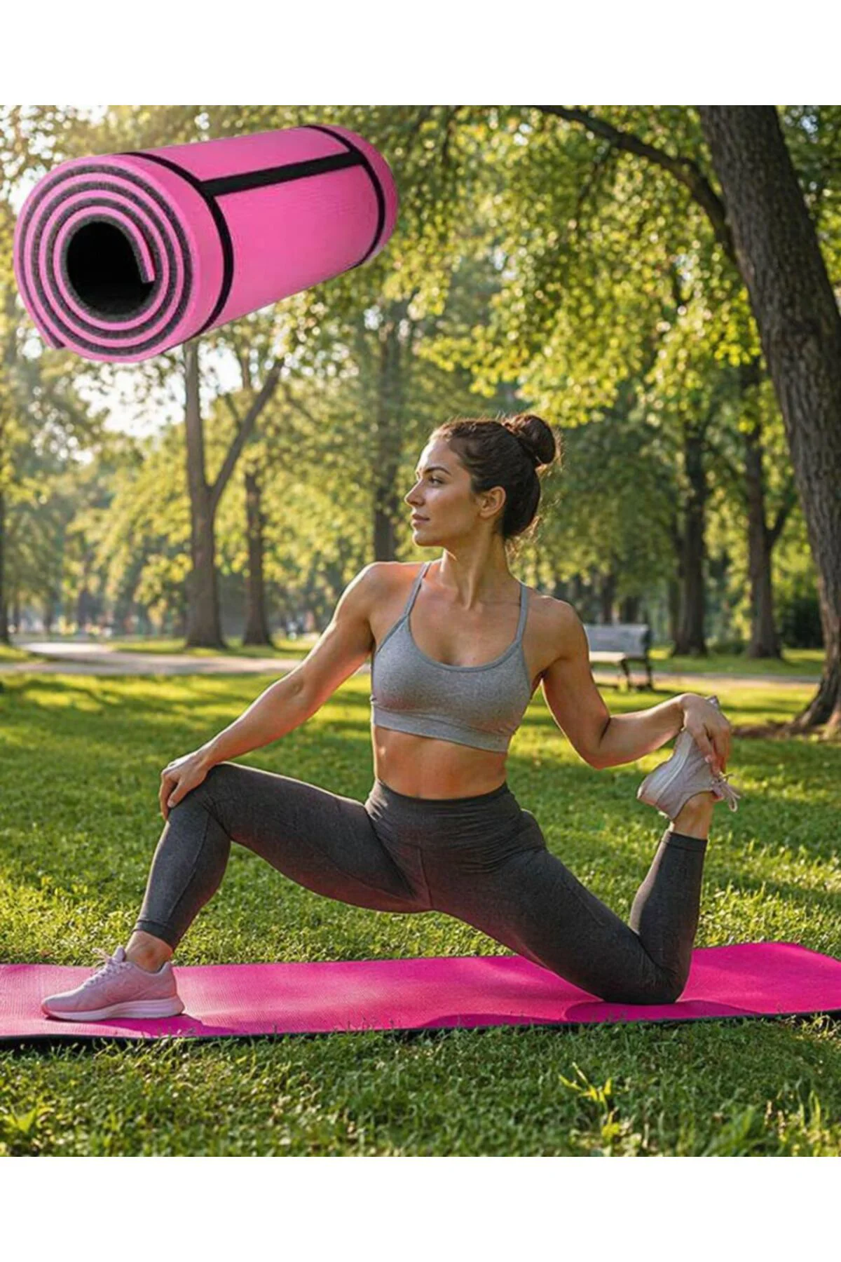 10 mm Spor ve Kamp Matı Çok Amaçlı Kullanım Hafif Taşınabilir Day