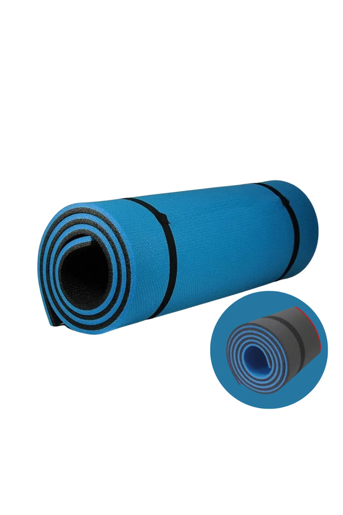 10 mm Spor ve Kamp Matı Çift Taraflı Kullanım Kaymaz Yüzey Hafif ve Dayanıklı