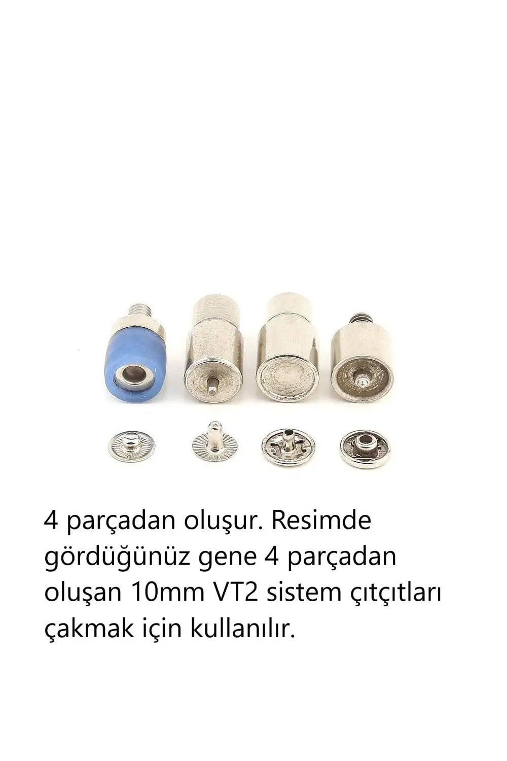 10 Mm Vt2 Sistem Çıtçıt Kalıbı, 10mm Metal Çıtçıt Kalıbı