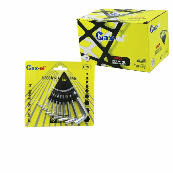10 Parça Kartlı Alyan Anahtar Takım SETİ120MM-NO-1.5-10