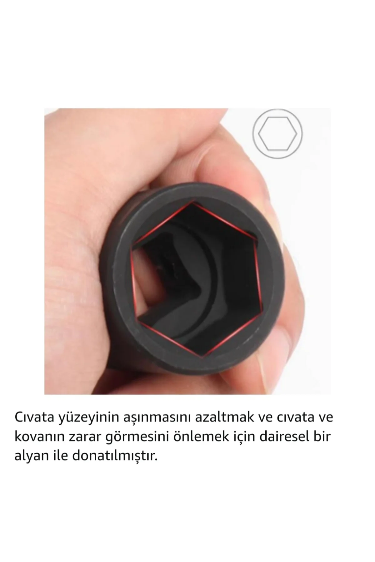 10 parça Lokmalı El Somun Sıkma Sökme uc seti Alet 10 inç L tipi 