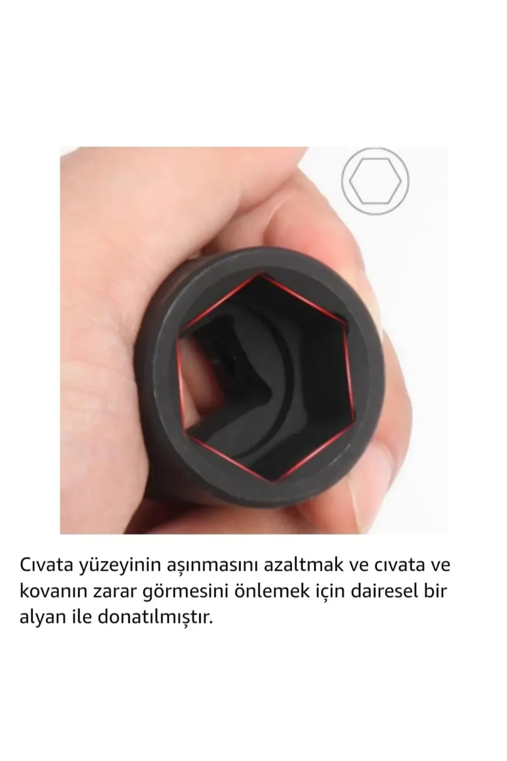 10 parça Lokmalı El Somun Sıkma Sökme uc seti Alet 10 inç L tipi 