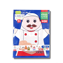 10 Parça Tox Meslekler El Kukla Set , Eğitici Oyuncak