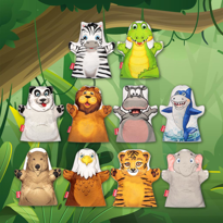 Ada Detox 10 Parça Tox Vahşi Hayvanlar El Kukla Set , Eğitici Oyuncak Ada Detox 10 Parça Tox Vahşi Hayvanlar El Kukla Set , Eğitici Oyuncak