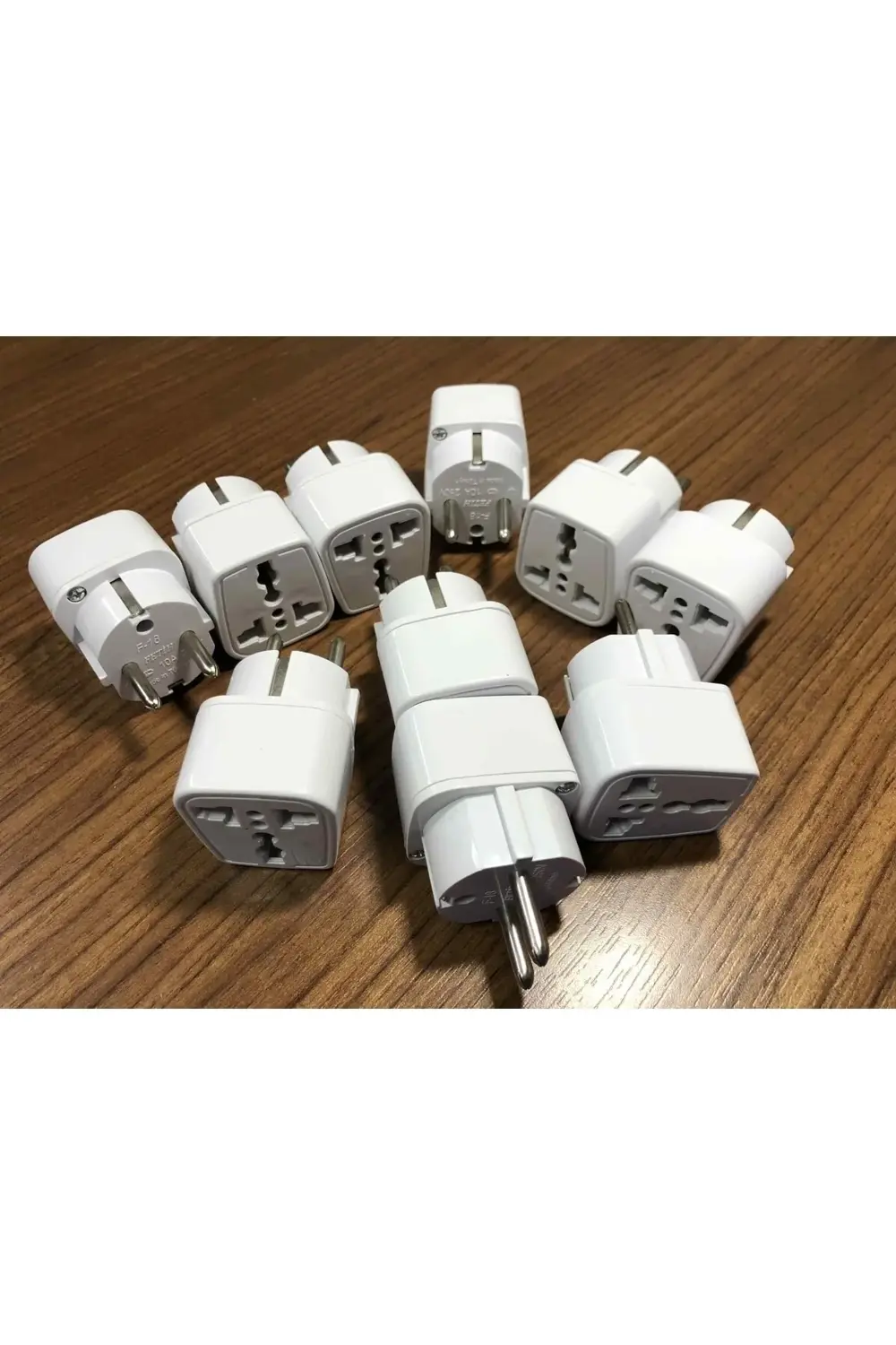 10 Parça Üniversal Priz Çevirici Amerikan Priz Ingiliz Priz Türk