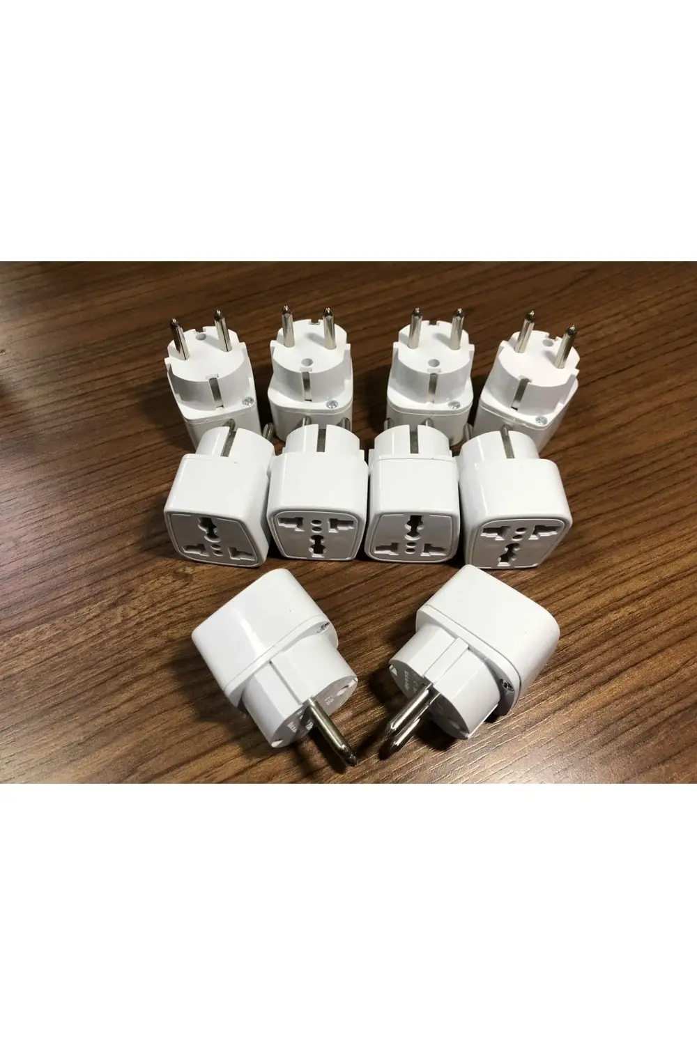 10 Parça Üniversal Priz Çevirici Amerikan Priz Ingiliz Priz Türk