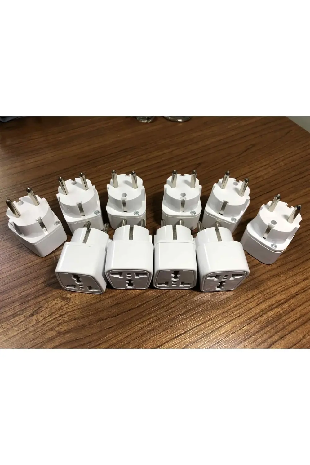 10 Parça Üniversal Priz Çevirici Amerikan Priz Ingiliz Priz Türk