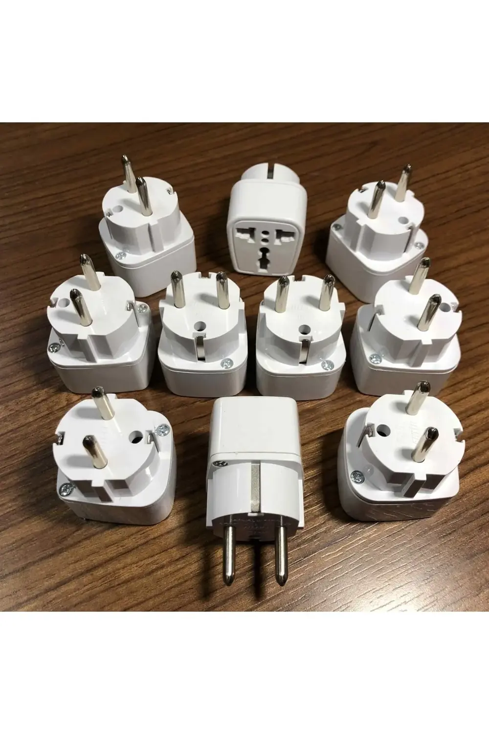 10 Parça Üniversal Priz Çevirici Amerikan Priz Ingiliz Priz Türk