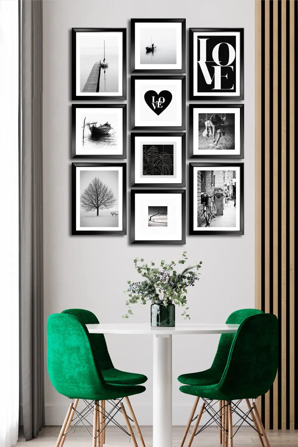 10 Parçalı Çerçeve Görünümlü Mdf Tablo Seti Flm044 Fiyatı, Yorumları ve Özellikleri