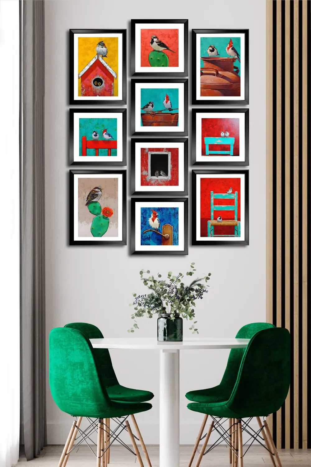10 Parçalı Çerçeve Görünümlü Mdf Tablo Seti Flm045 Fiyatı, Yorumları ve Özellikleri