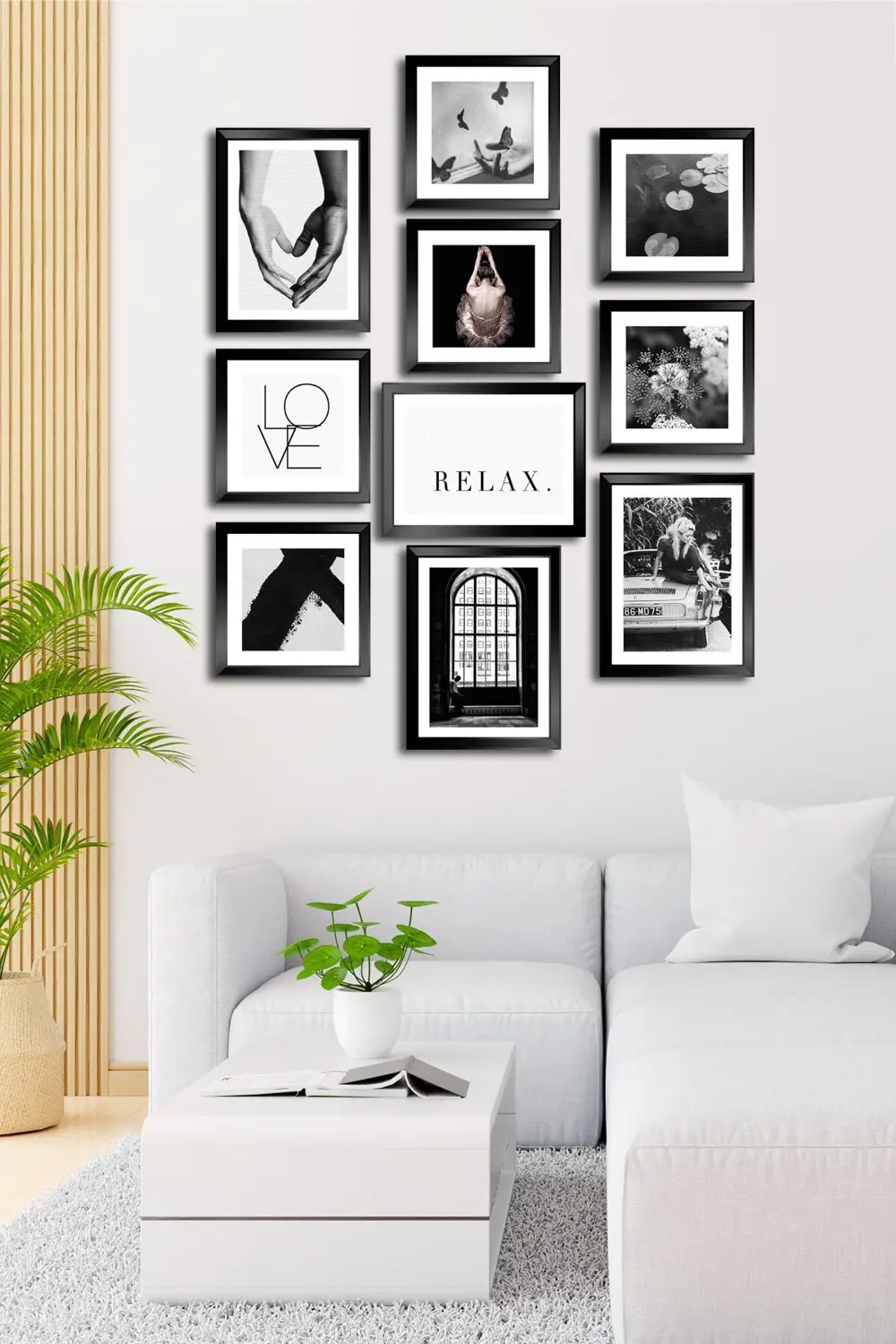 10 Parçalı Çerçeve Görünümlü Mdf Tablo Seti Flm115 Fiyatı, Yorumları ve Özellikleri