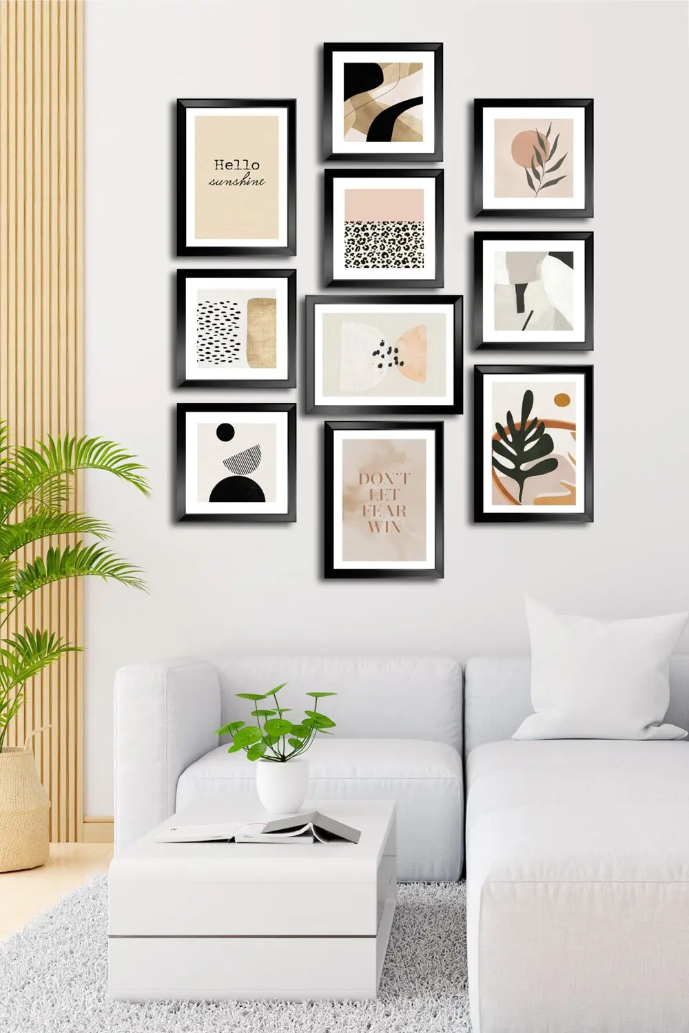 10 Parçalı Çerçeve Görünümlü Mdf Tablo Seti Flm126 Fiyatı, Yorumları ve Özellikleri