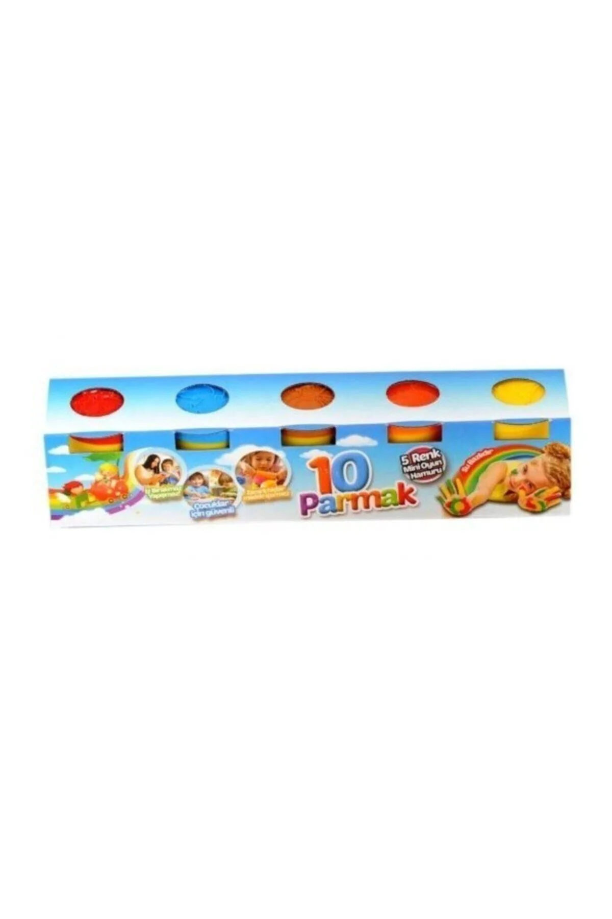 10 Parmak On-003 Mini Oyun Hamuru 5 Renk