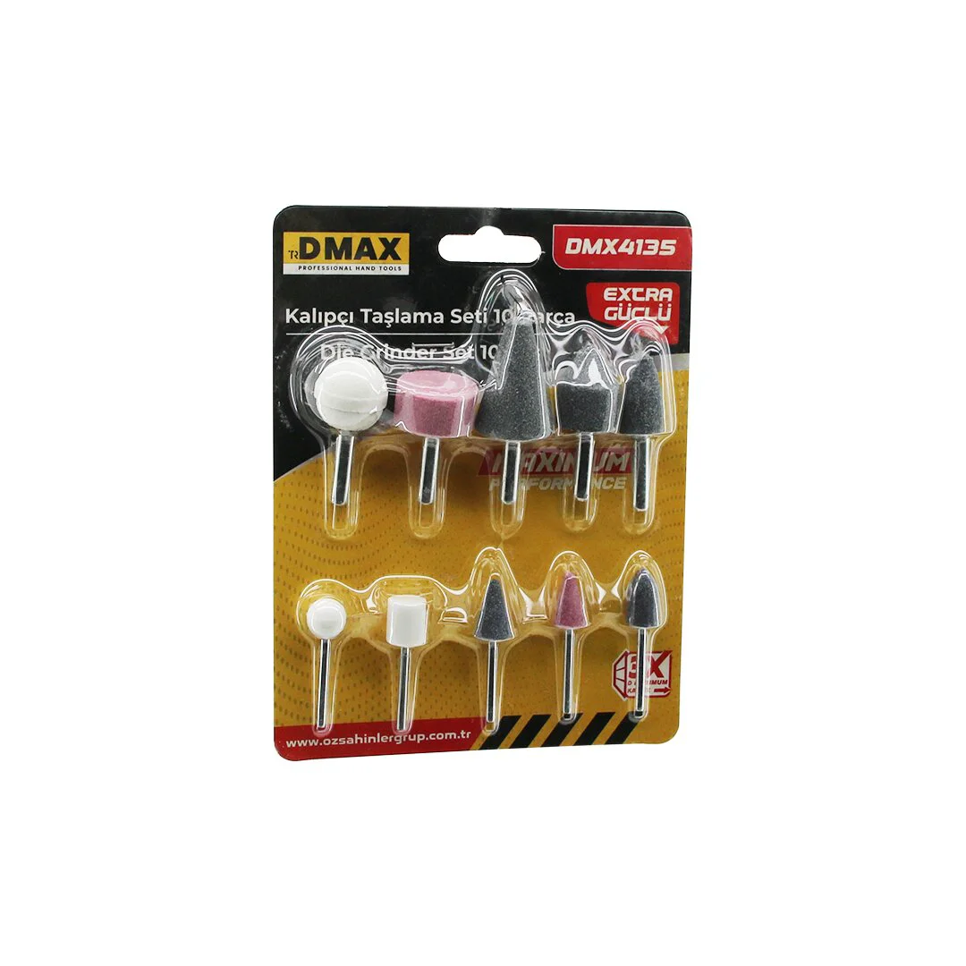 10 Pcs Kalıpcı Taşlama Seti Temizleme - Parlatma - Çapak Alma - Pas Sıyırma 10 Pcs Kalıpcı Taşlama Seti Temizleme - Parlatma - Çapak Alma - Pas Sıyırma