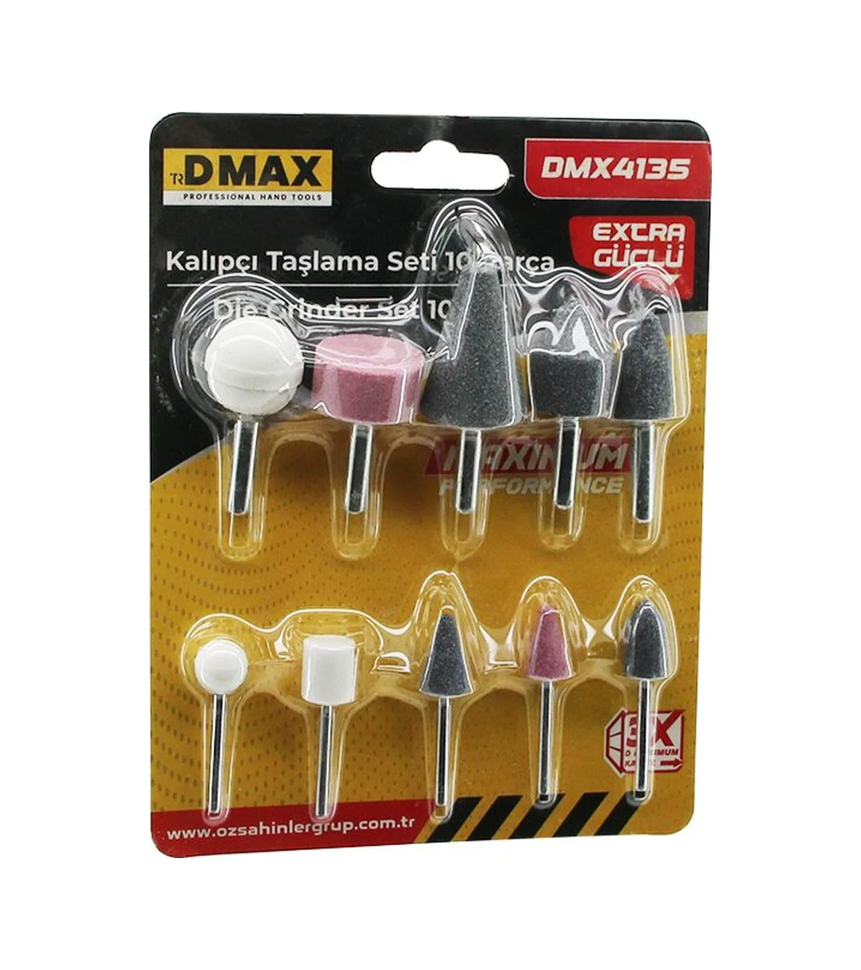 10 Pcs Kalıpcı Taşlama Seti Temizleme - Parlatma - Çapak Alma - Pas Sıyırma 5224