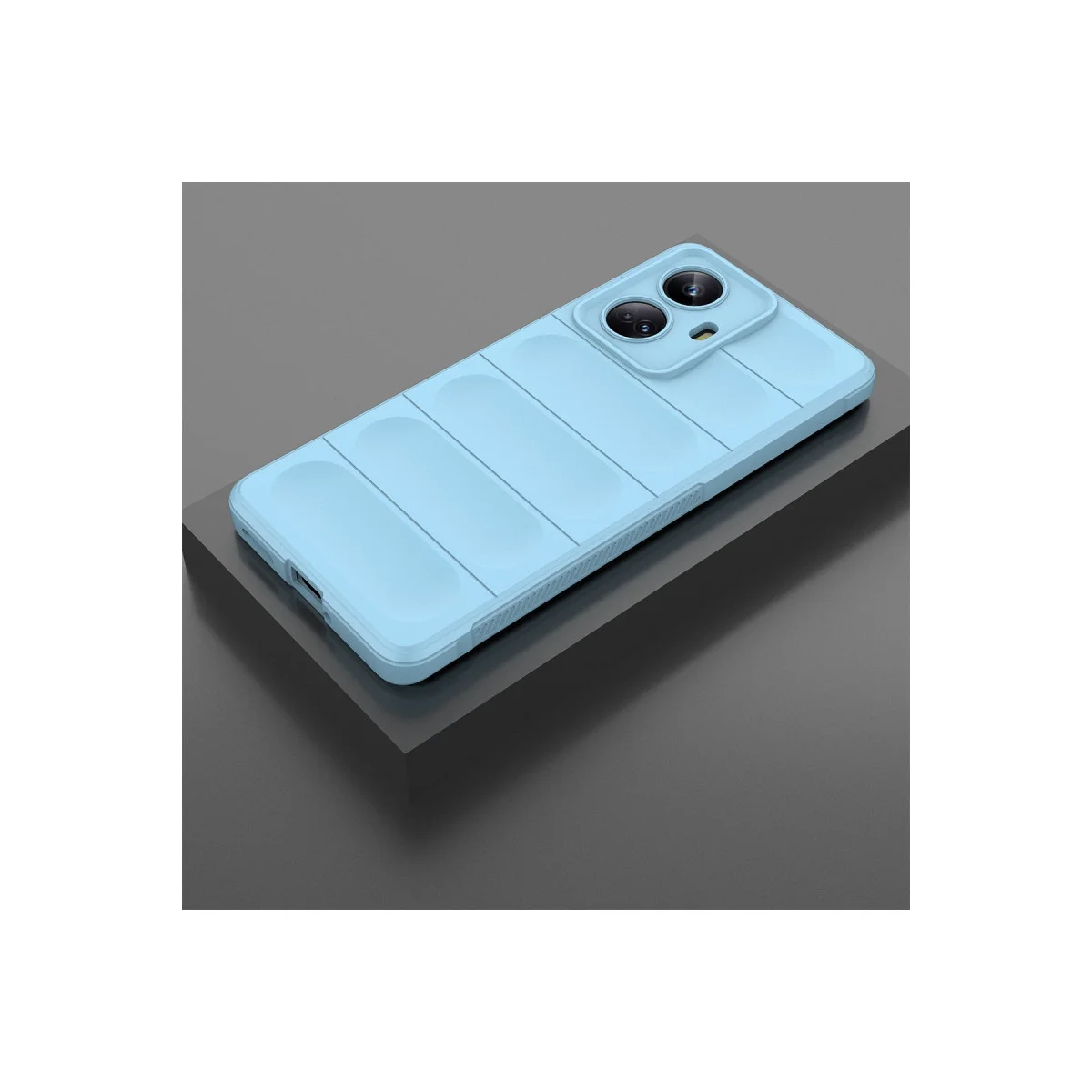 10 Pro 5G Kılıf - Optimum Silikon Sky Blue - Cep Telefonu Kılıfı