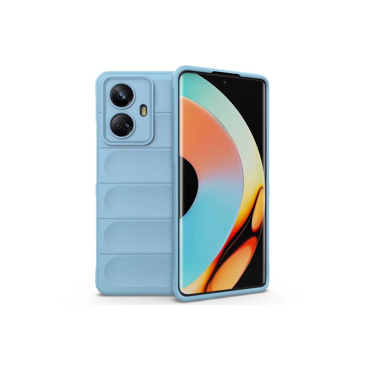 10 Pro 5G Kılıf - Optimum Silikon Sky Blue - Cep Telefonu Kılıfı