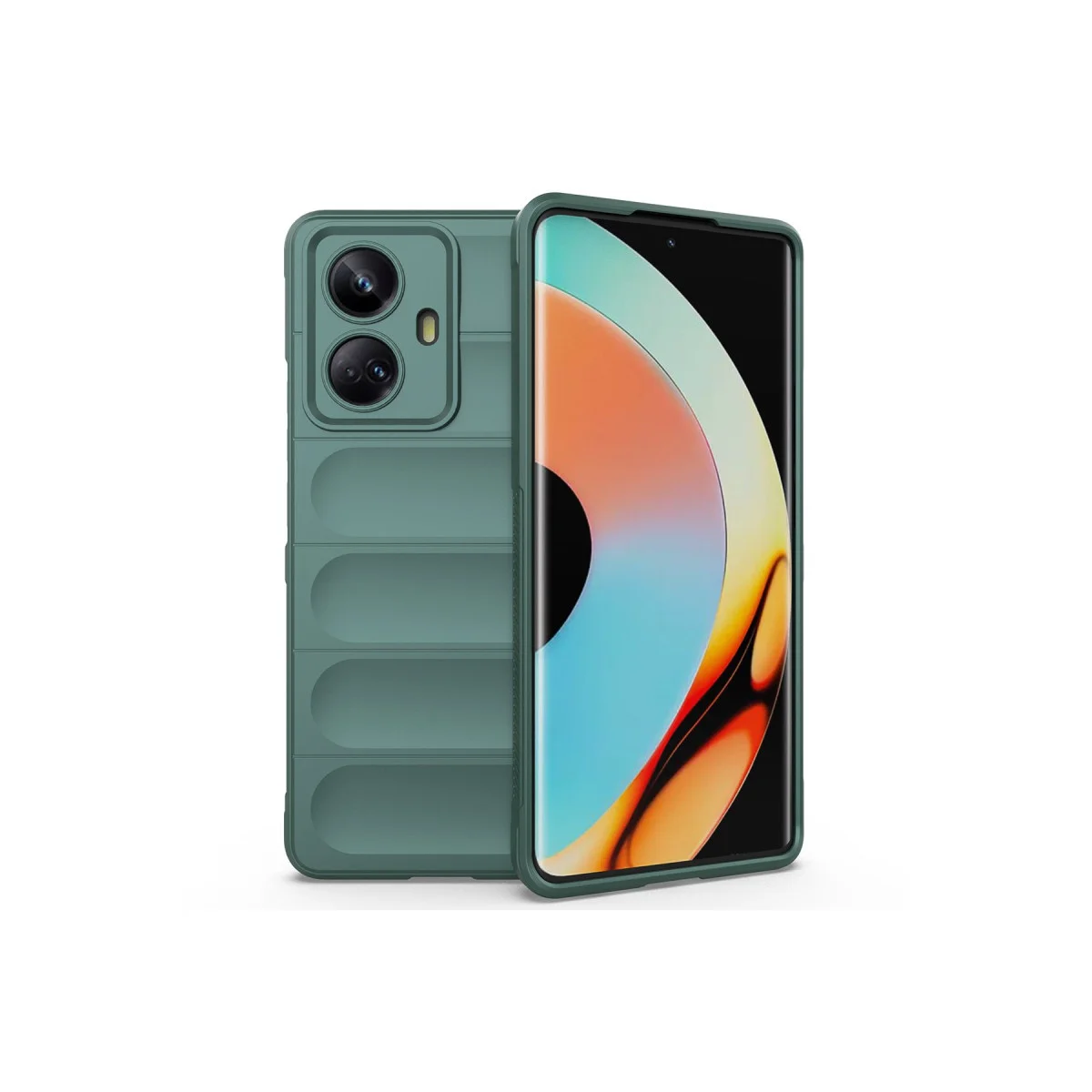 10 Pro 5G Optimum Silikon Kılıf - Koyu Yeşil, Pürüzsüz Yüzey ve Maksimum Koruma