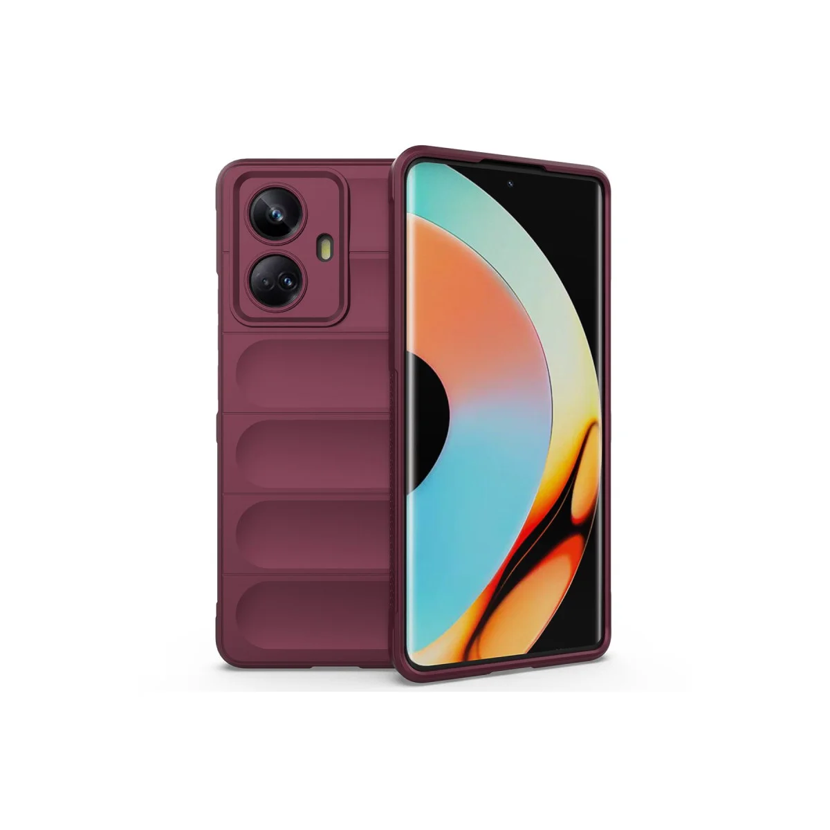 10 Pro 5G Optimum Silikon Kılıf - Bordo - Çizilmelere Karşı Güçlü Kalkan