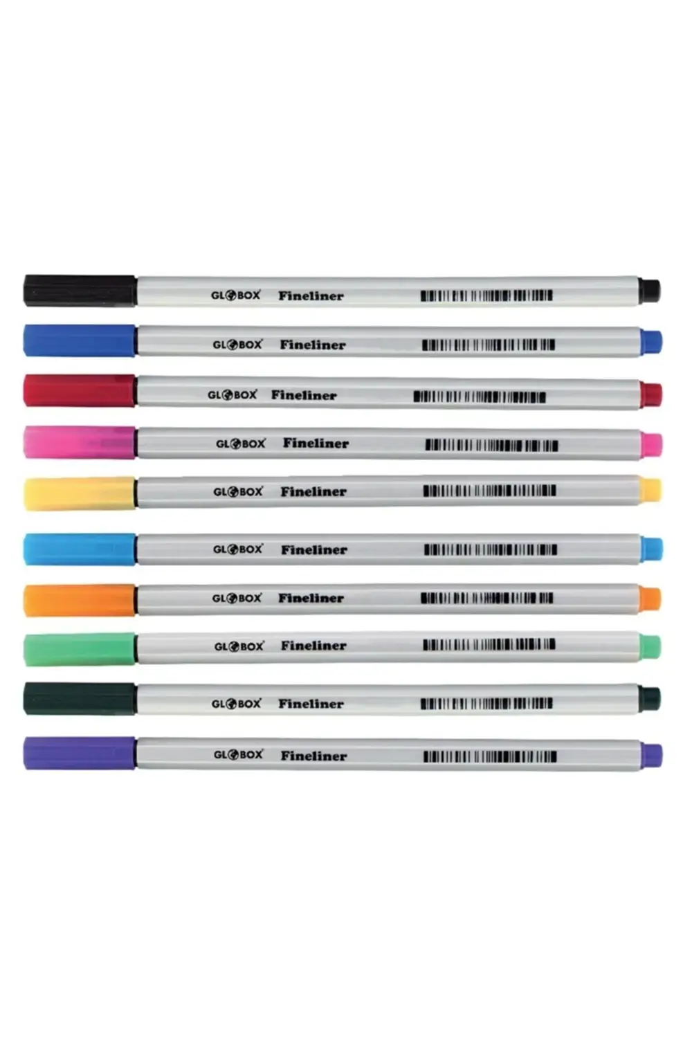 10 Renk Fınelıner Kalem, Ince Uçlu
