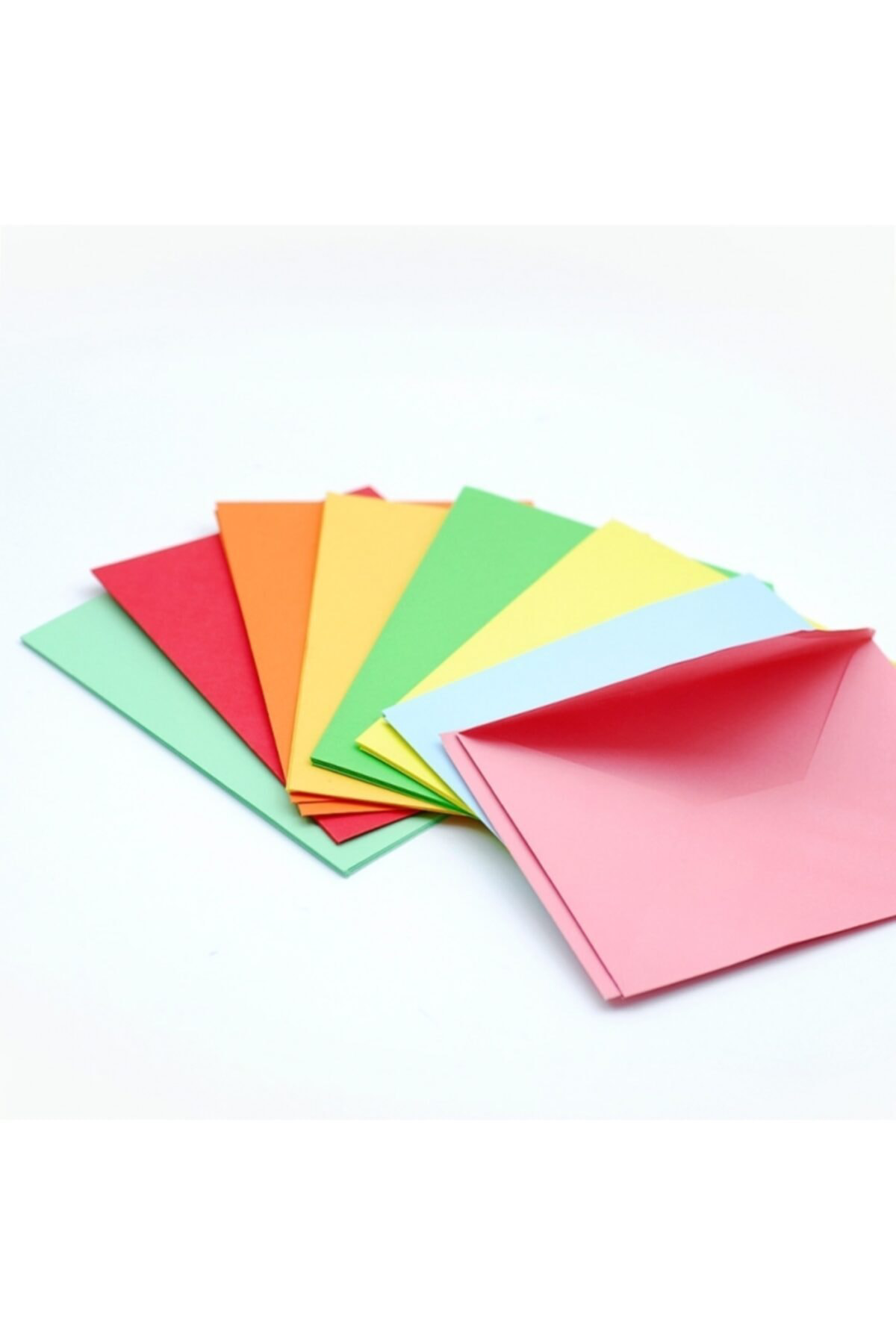 Limmy 10 Renk Mektup Zarfi Renkli 7X9 Cm 90 Gr 1.Hamur -20 Adet