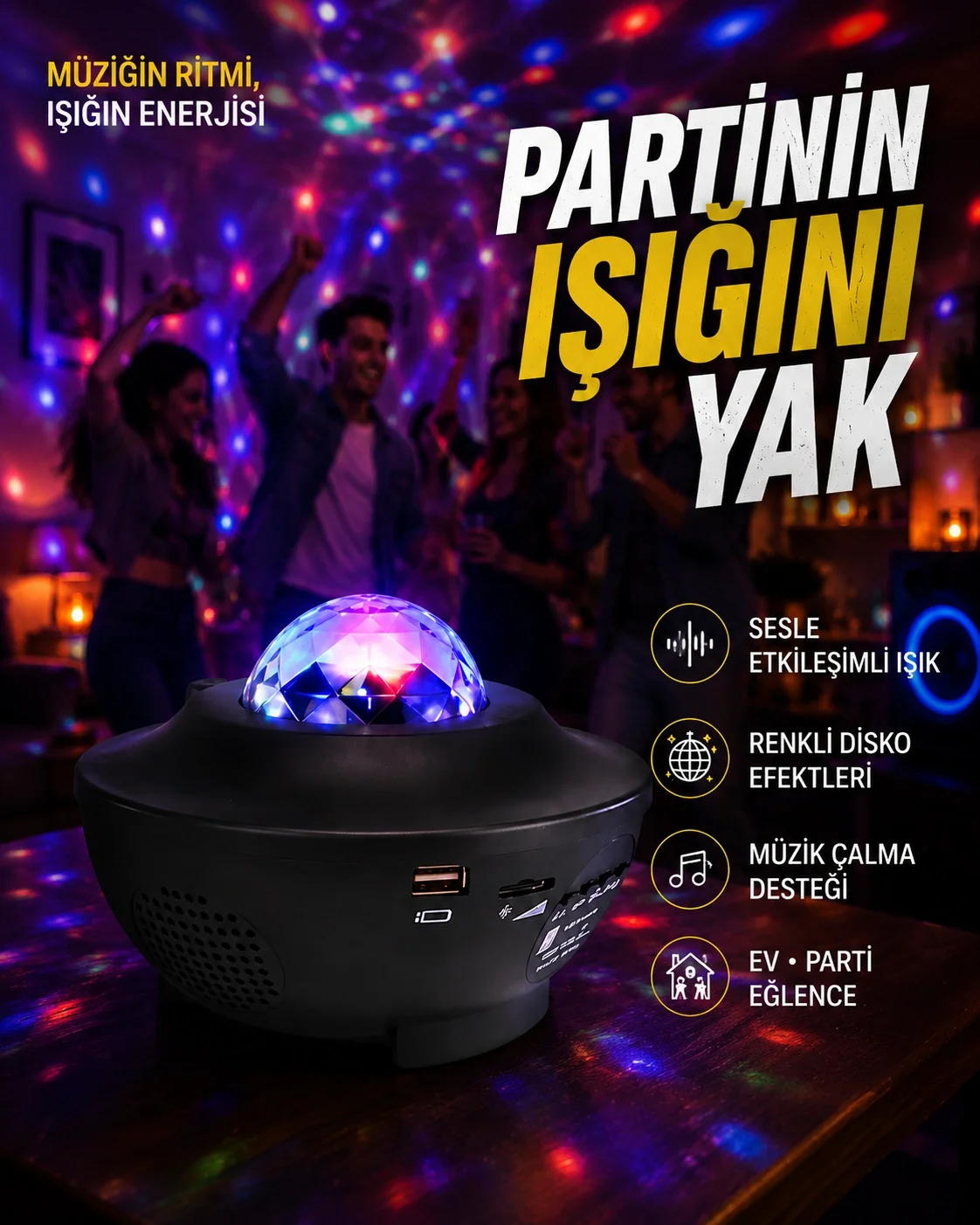 10 Renkli Kombinasyon + Breathing Light + 2 Saat Zamanlayıcılı Star Lamba Fiyatı, Yorumları ve Özellikleri