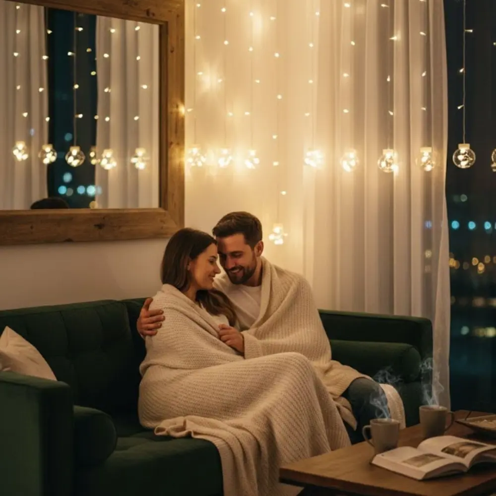 10 Sarkıtlı Kumandalı Dekoratif Top İçi Mini Toplu LED Günışığı R