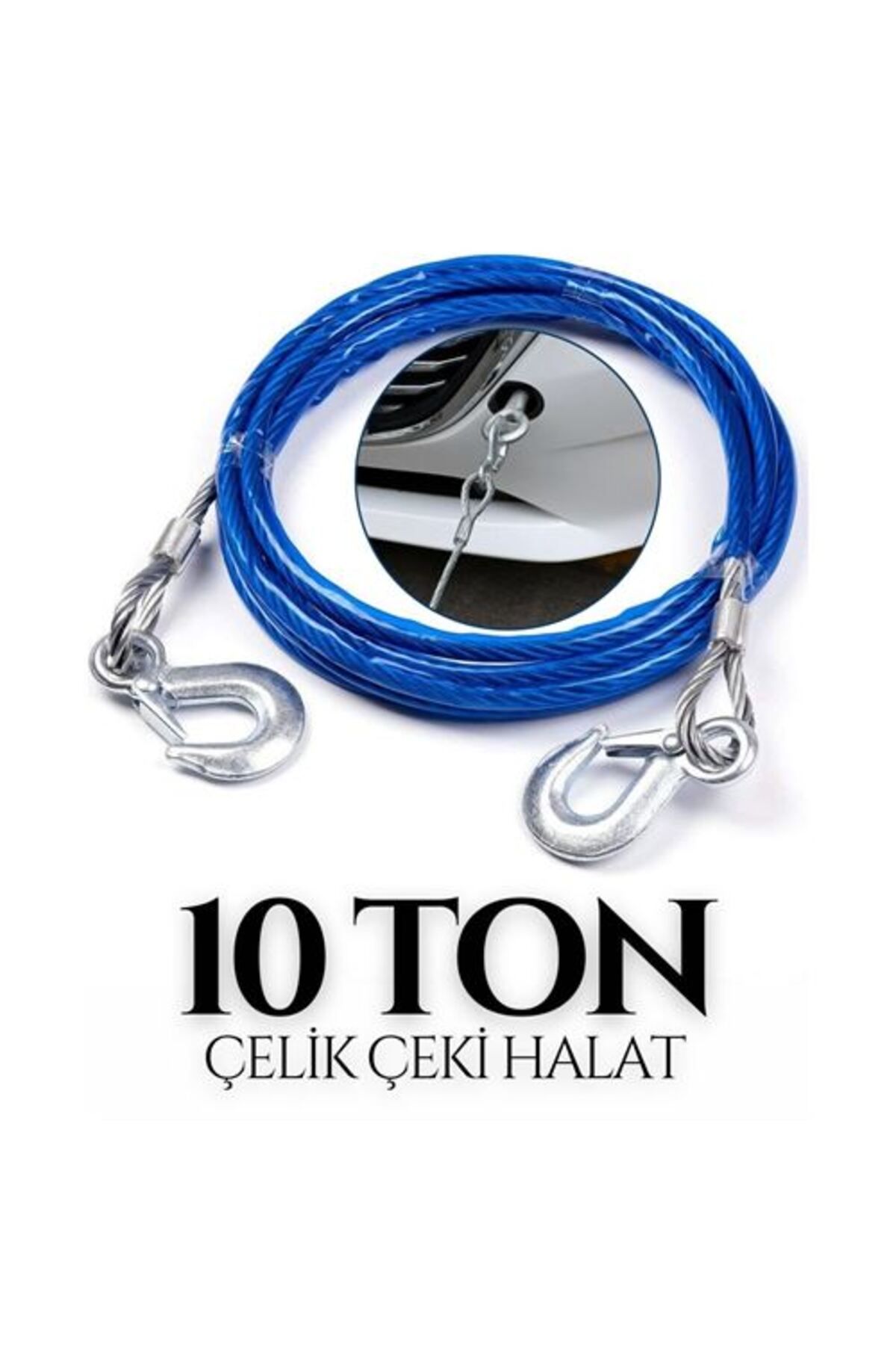 Modacar 10 Ton Kapasite Çelik Çeki Halatı