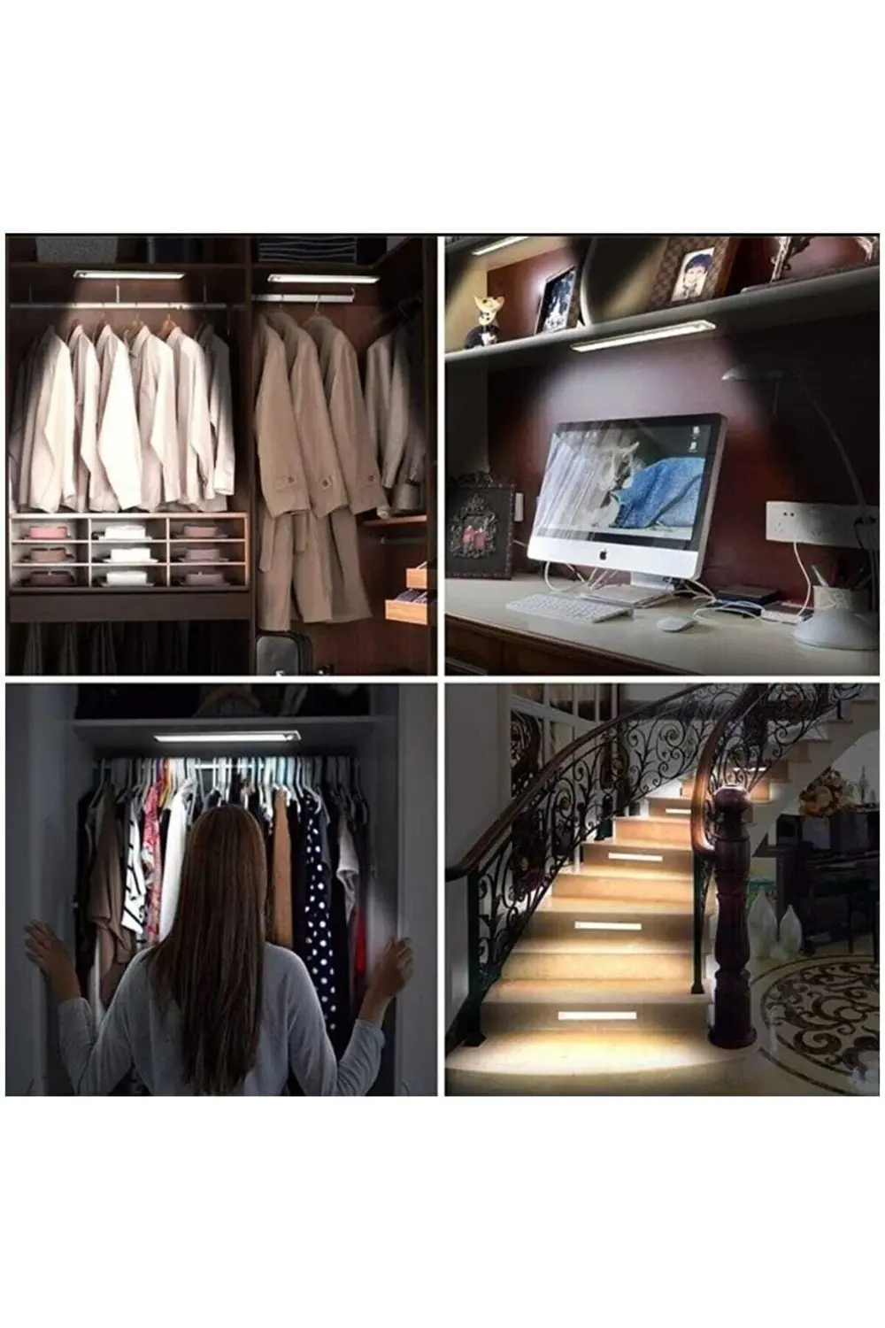 10 Watt 40 Cm Usb Şarjlı Sensörlü Bella Cabınet Ct-2464