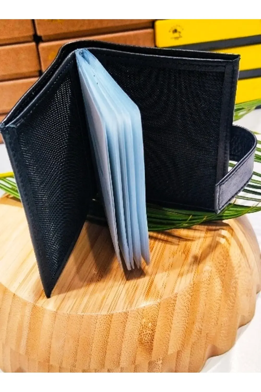 10 Yapraklı Deri Kartlık