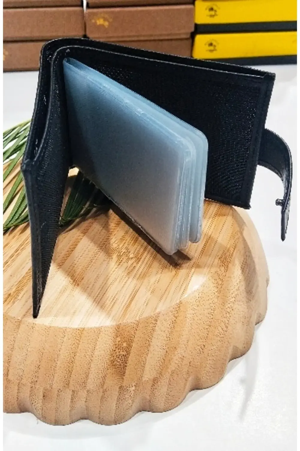 10 Yapraklı Deri Kartlık