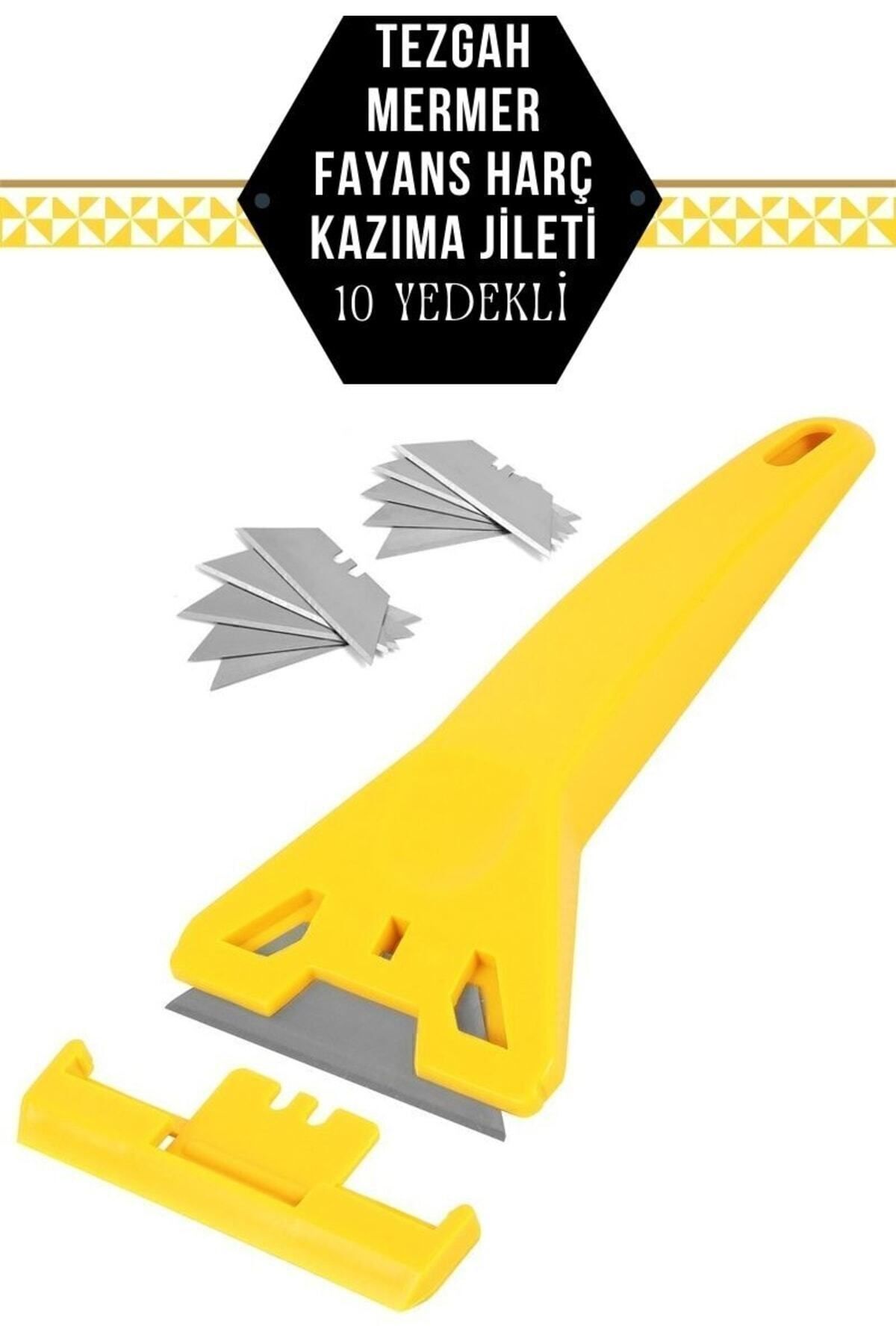 Mastercare 10 Yedekli Tezgah Mermer Fayans Harç Kazima Jileti 717048