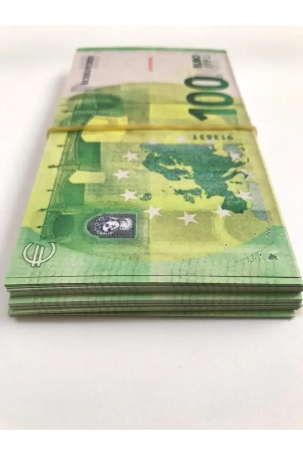 100 Adet 100 Euro Geçersiz Şaka Düğün Parası Oyun Parası