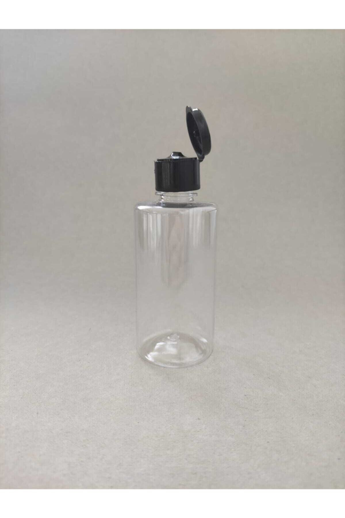 Kfchome 100 Adet 100 Ml Siyah Top Kapaklı Kolonya. Dezenfektan. Likit Şiş