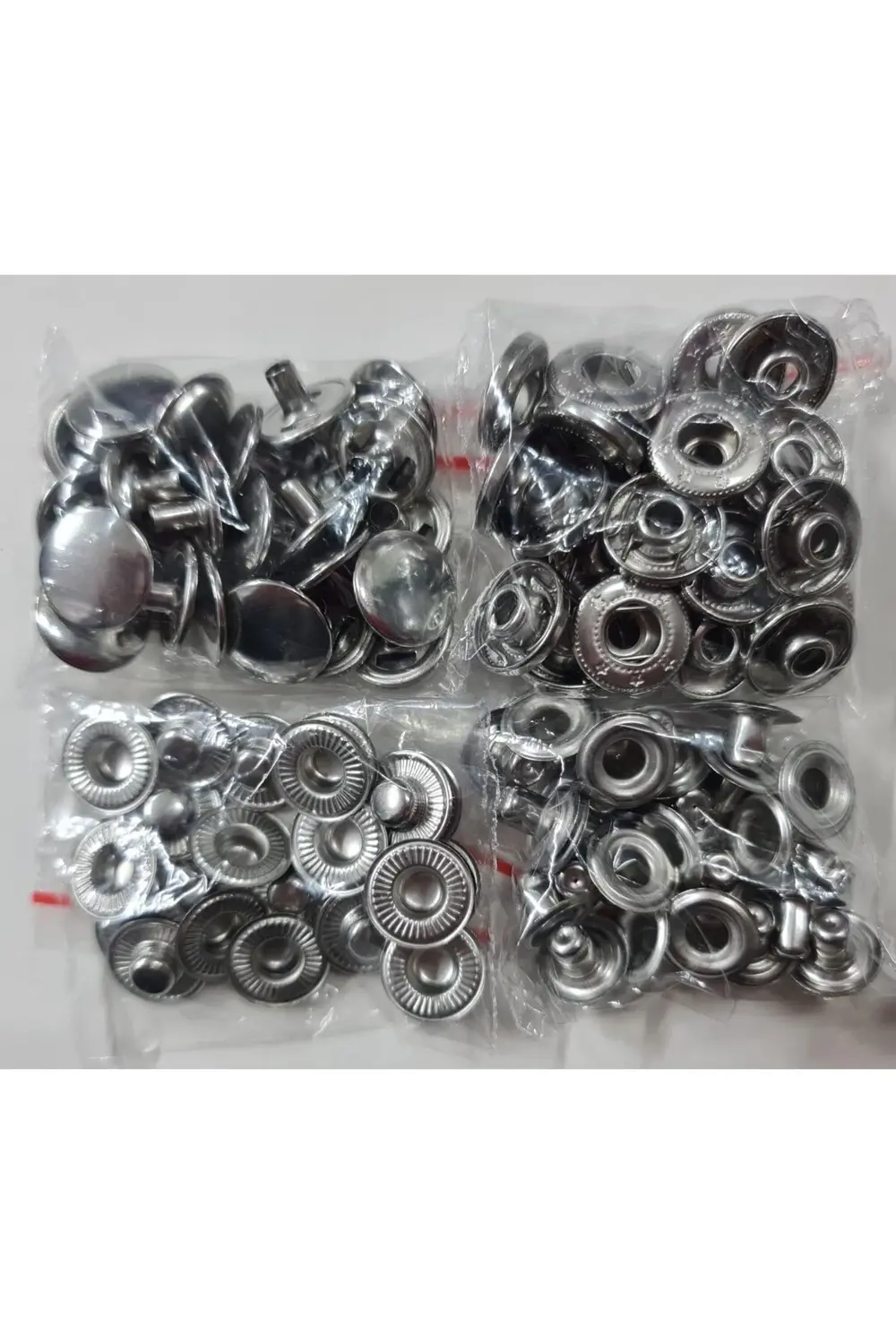 Gigi Panda 100 Adet 15Mm Paslanmaz Alfa Çıtçıt Yapım Seti - Aparatlar, Biz V