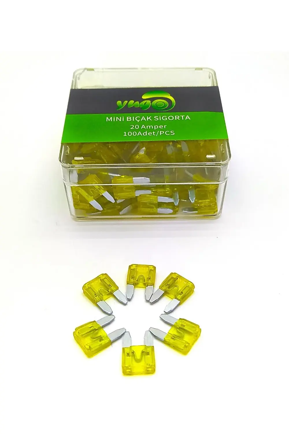 100 ADET 20 AMPER MİNİ BIÇAK SİGORTA YUGO