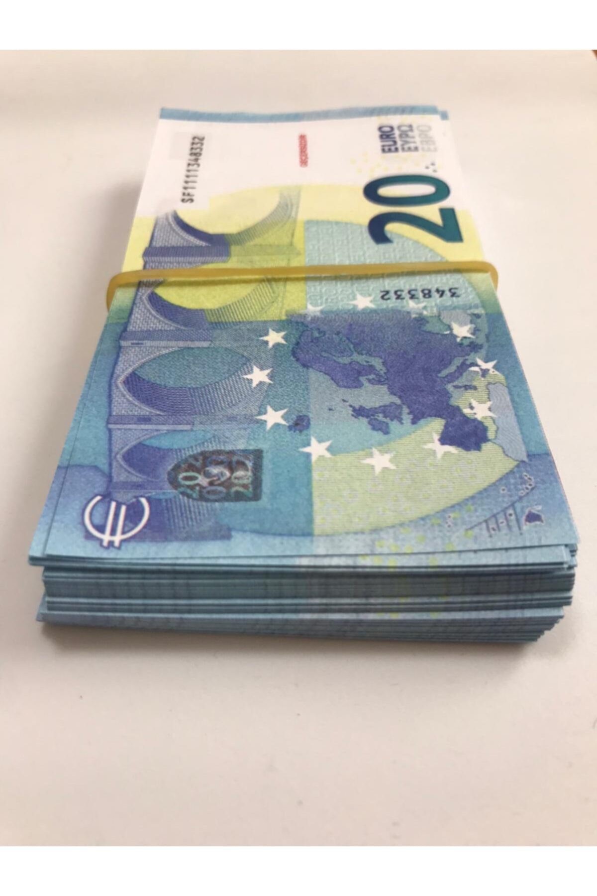 100 Adet 20 Euro Geçersiz Sahte Düğün Parası Oyun Parası